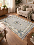 Yazdan Silver Gray Carpet - Art and craft furniture