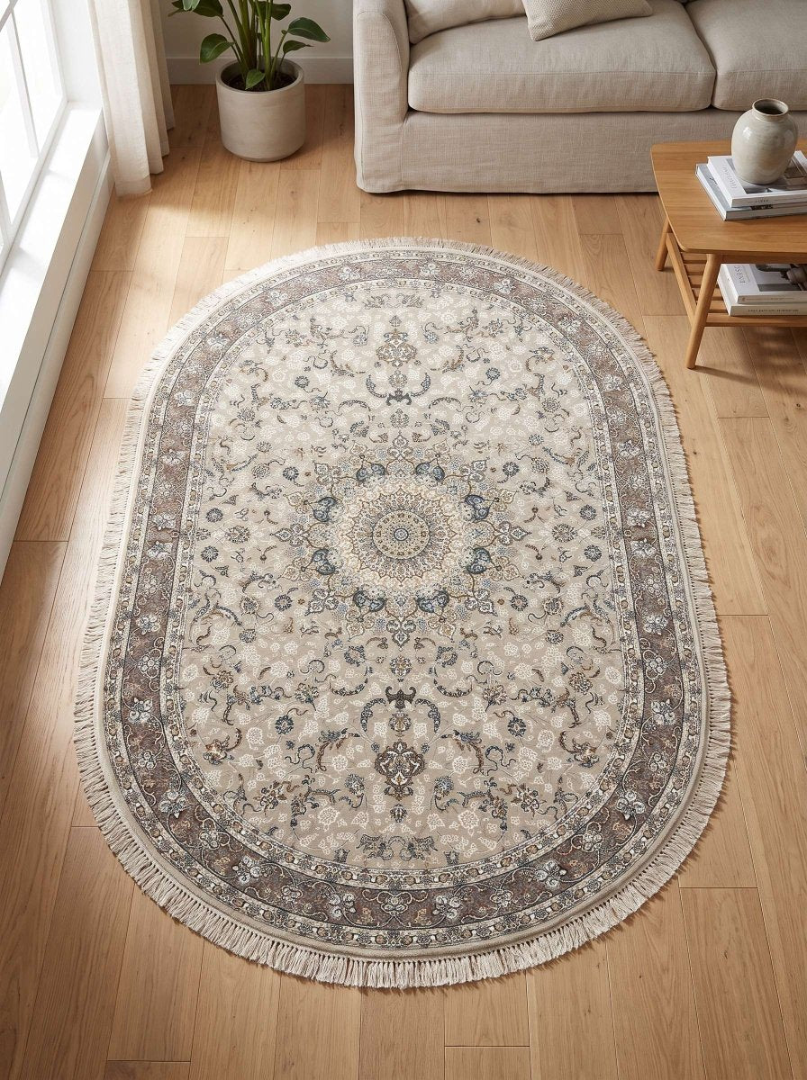 Zarmina Cream Carpet - Art and craft furniture