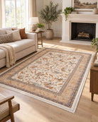 Zarrin Cream Color Carpet - Art and craft furniture