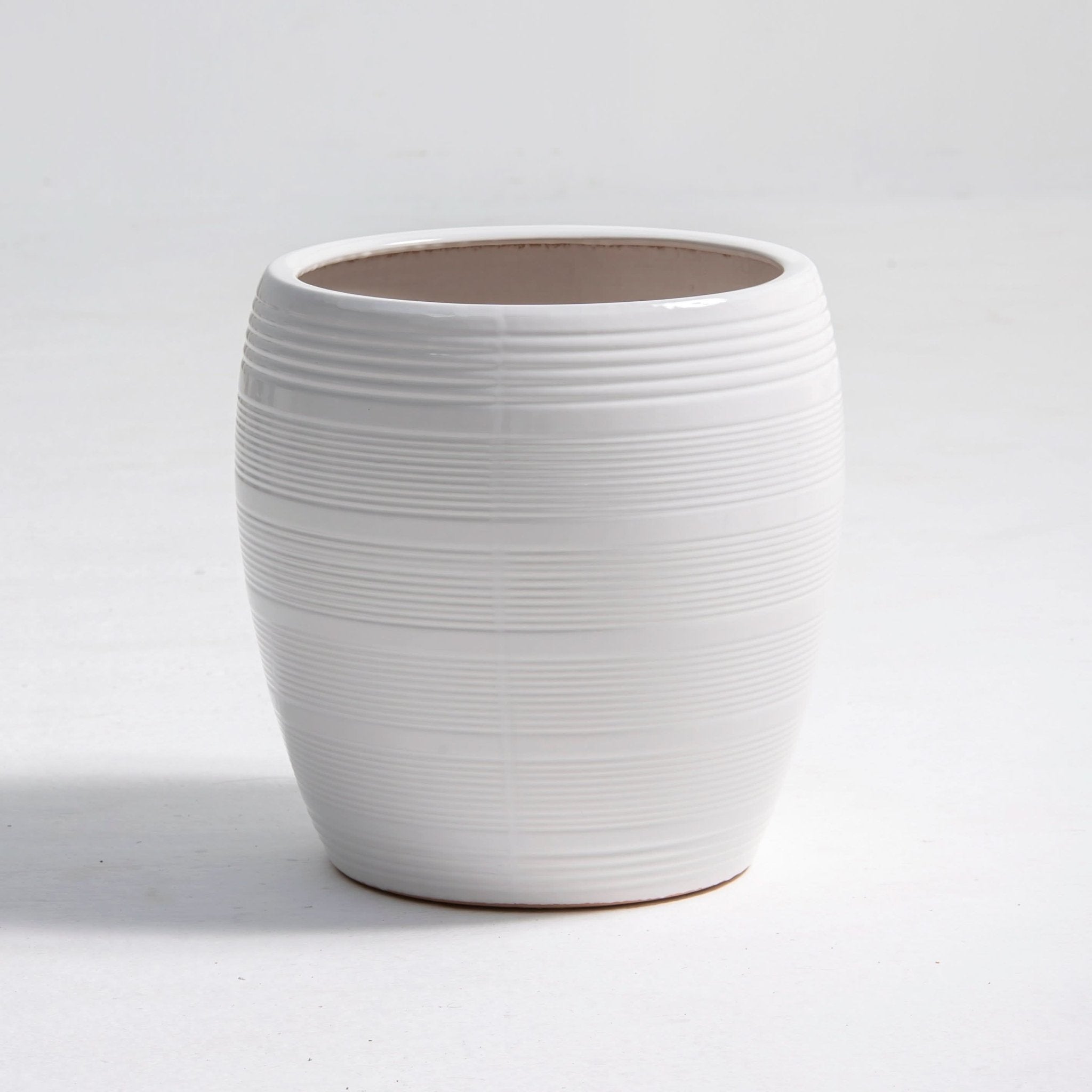 ZENO CERAMIC TEXTURE PLANT POT - Art and craft furniture