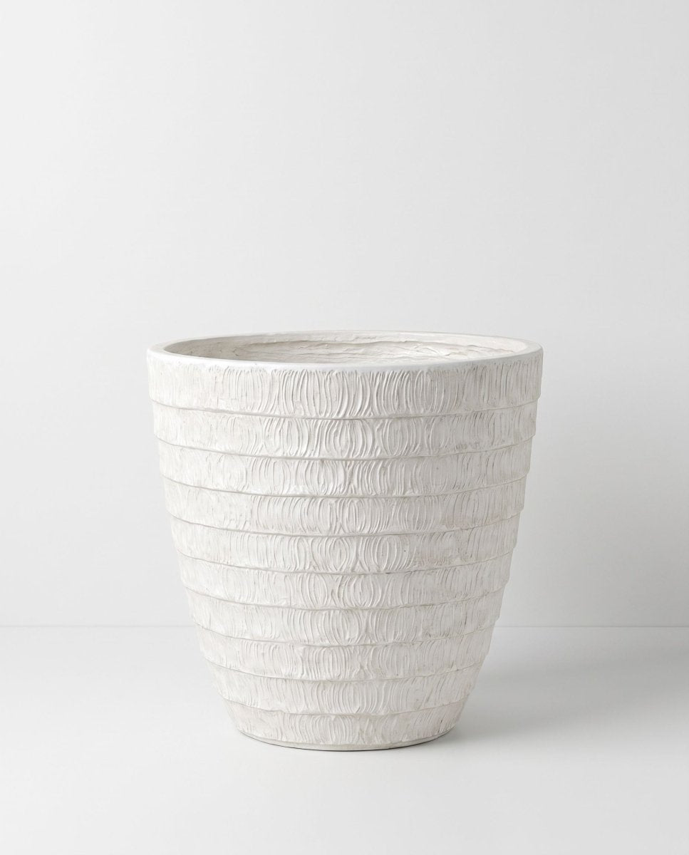 Zerra Off White Planter - Art and craft furniture