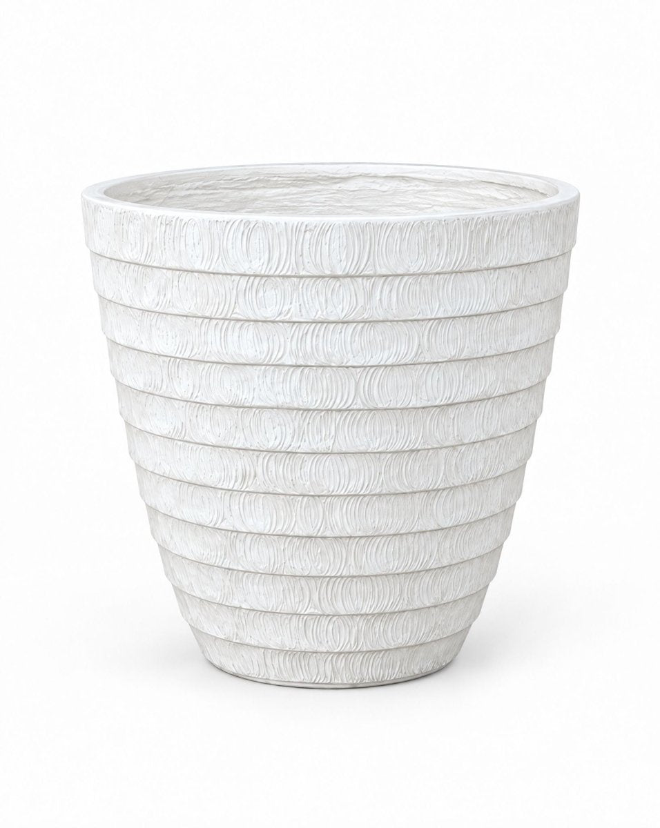 Zerra Off White Planter - Art and craft furniture