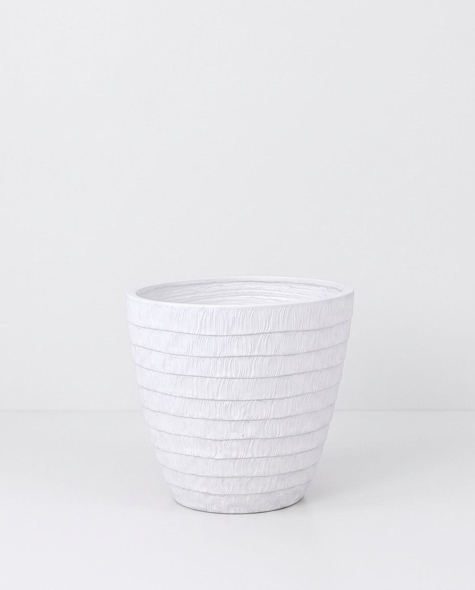Zerra White Planter - Art and craft furniture