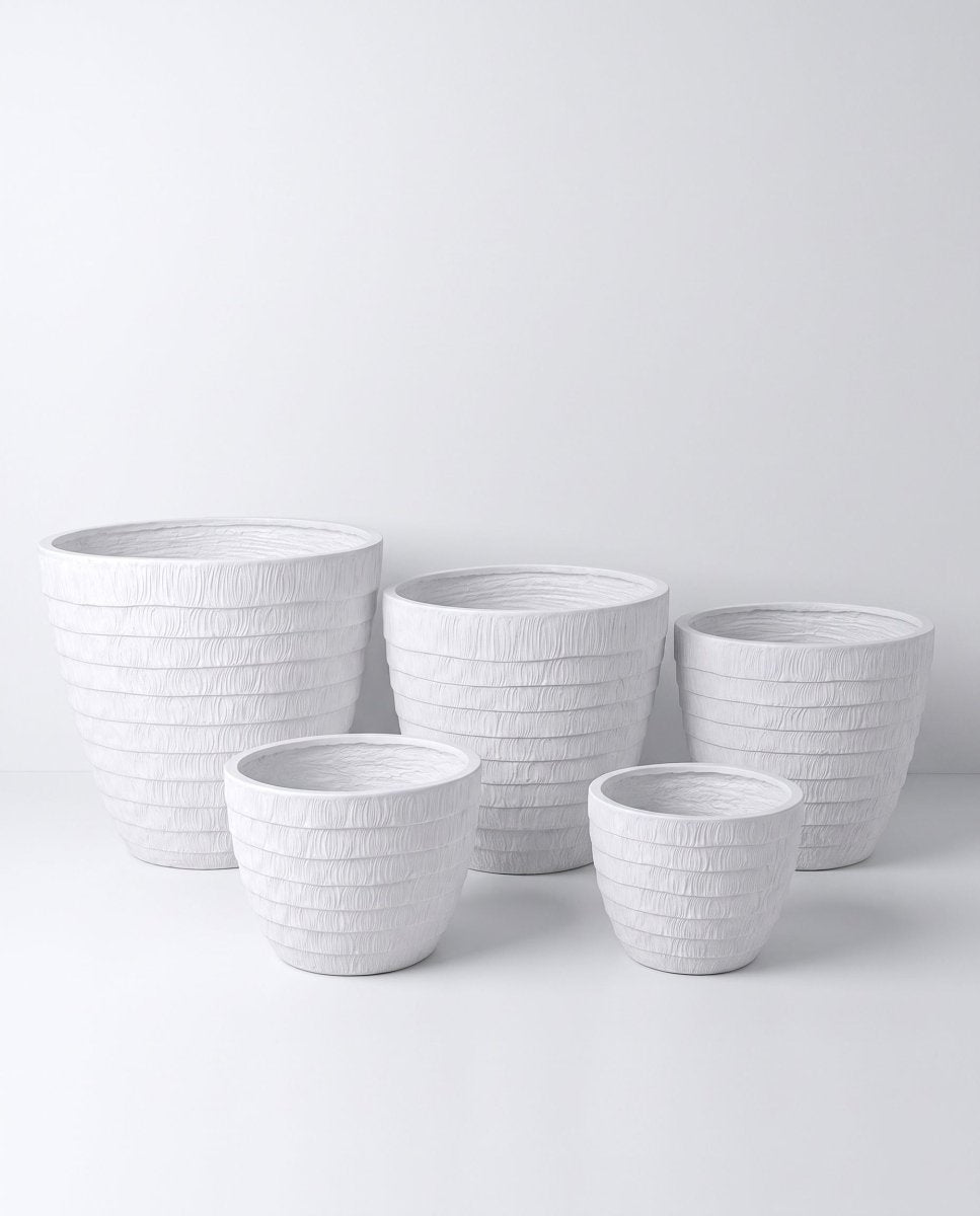 Zerra White Planter - Art and craft furniture