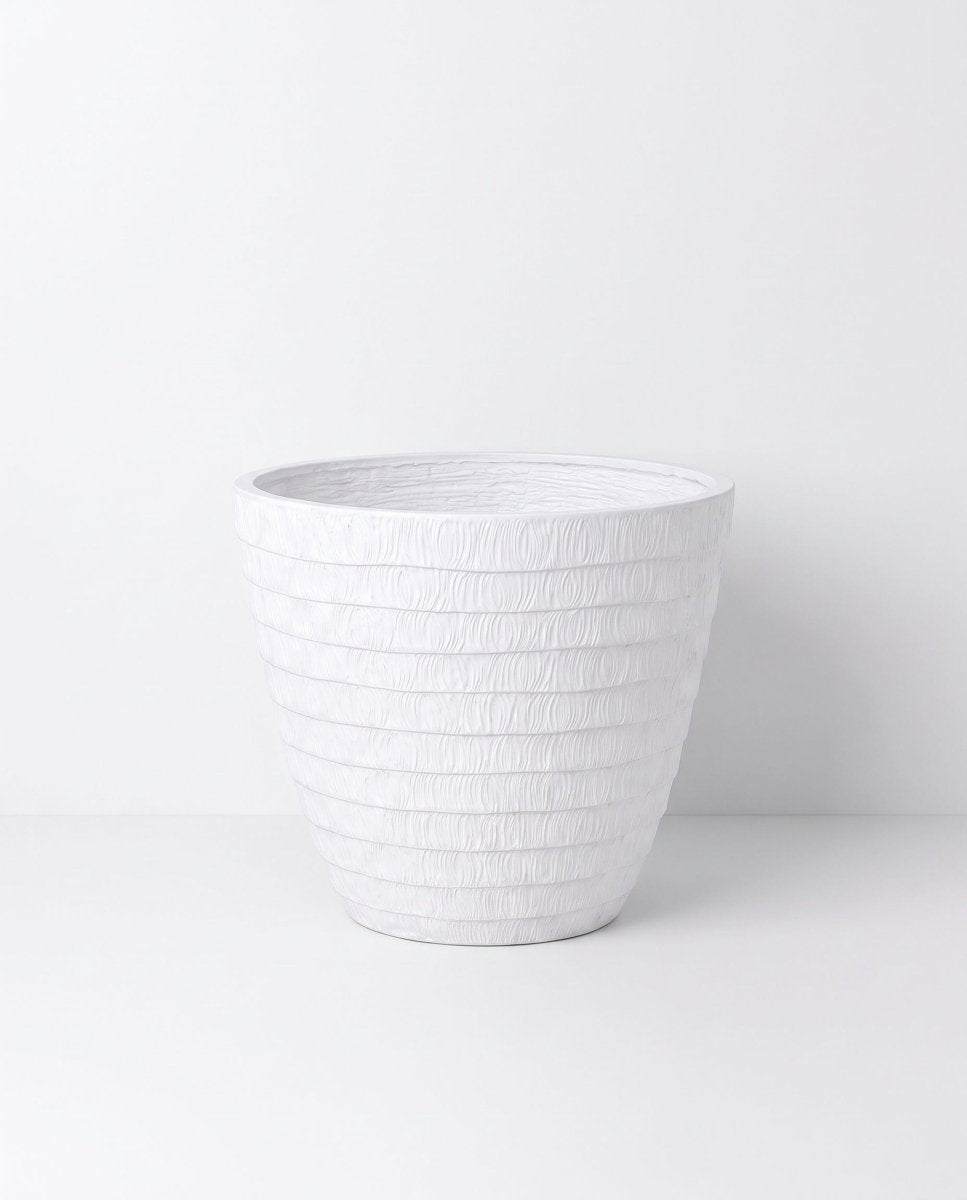 Zerra White Planter - Art and craft furniture
