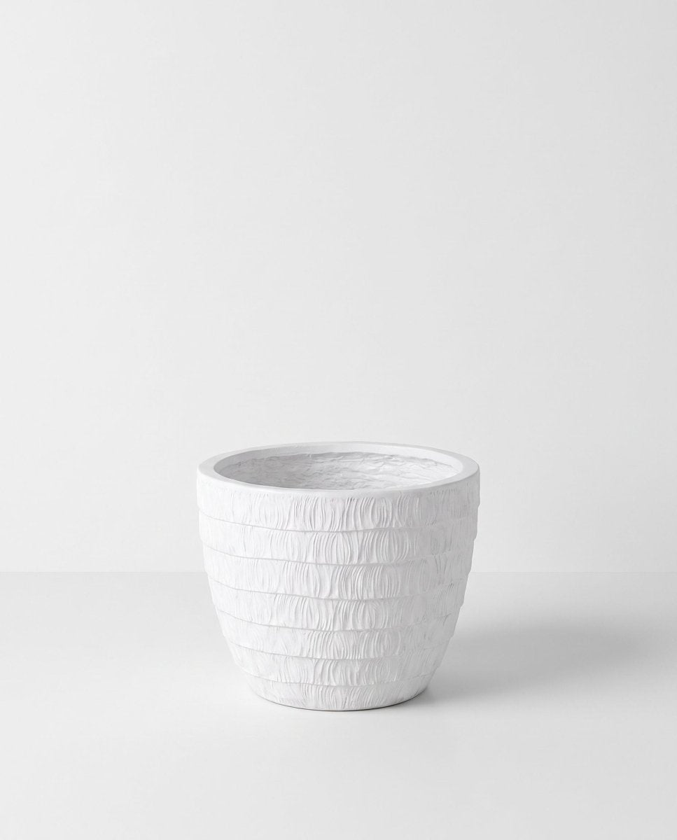 Zerra White Planter - Art and craft furniture