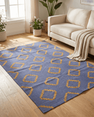 ZIVA HANDWOVEN COTTEN RUG - Art and craft furniture
