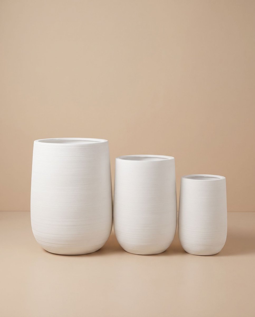 Zylen White Pot - Art and craft furniture